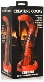 KING COBRA SILICONE DILDO