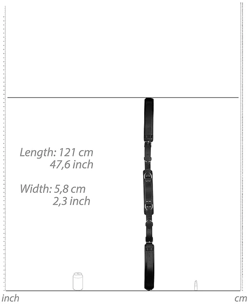 Ouch Padded Thigh Sling - Black