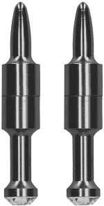 Ouch Magnetic Nipple Clamps - Diamond Pin - Grey