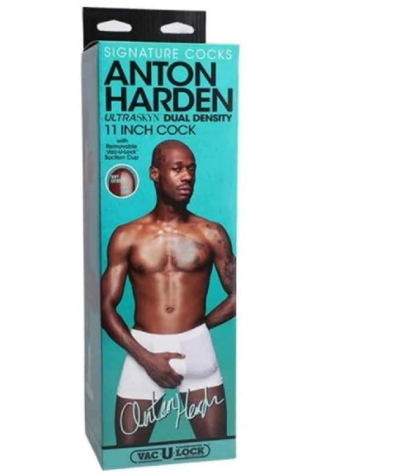 Anton Harden - Realistic ULTRASKYN Dildo Vac-U-Lock