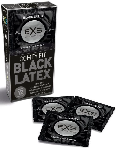 Προφυλακτικά EXS Black Latex 12 Pack