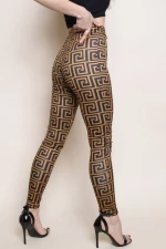 Geometric Print High Waisted Leggings