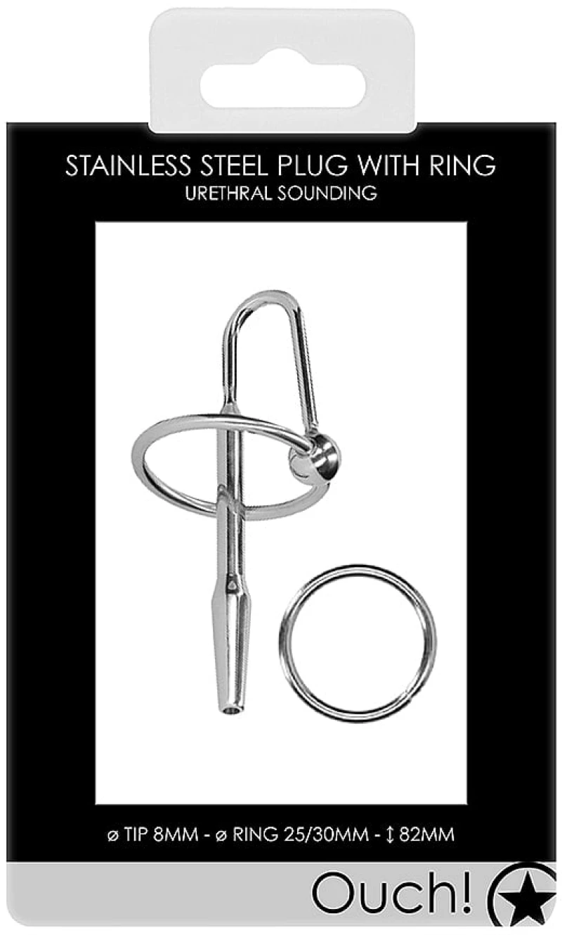 Ouch Urethral Sounding - Metal Plug