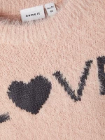 Πουλόβερ "Love" σομόν (Σομόν)