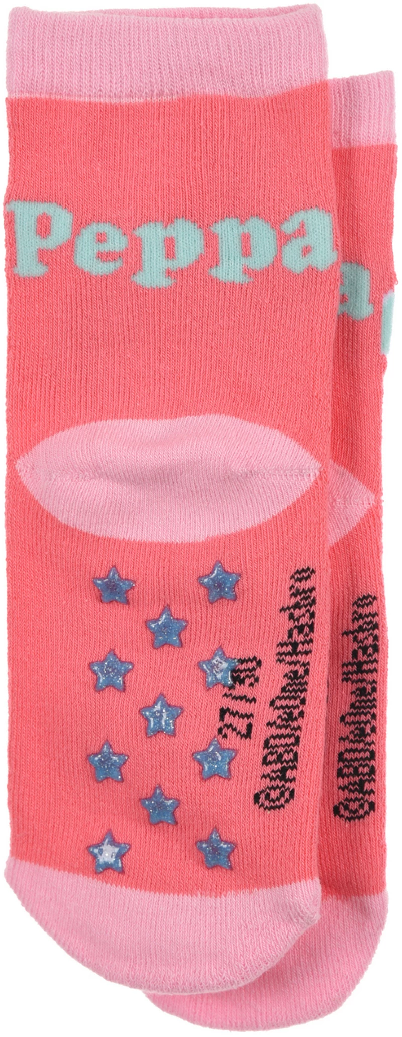 Αντιολισθητικές κάλτσες "Peppa pig" κοραλί (Κοραλί)