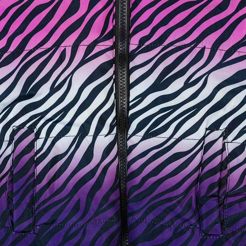 Μπουφάν όμπρε "Zebra" φούξια (Φούξια)