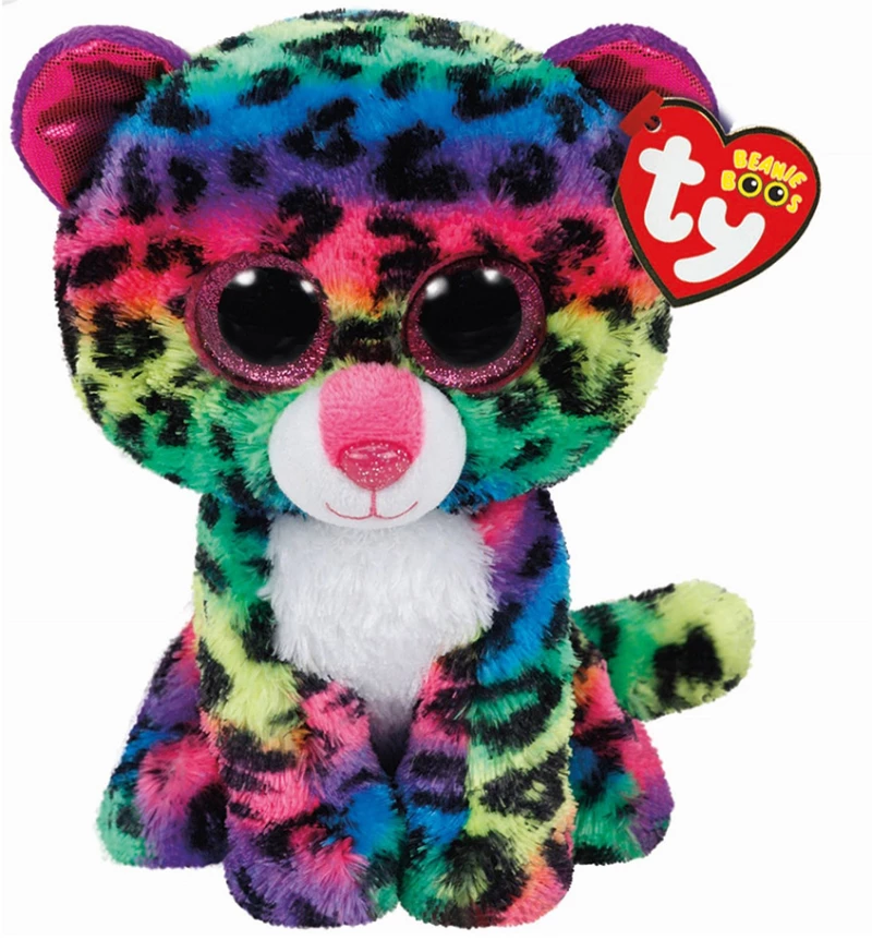 TY BEANIE BOOS ΧΝΟΥΔΩΤΗ ΠΟΛΥΧΡΩΜΗ ΛΕΟΠΑΡΔΑΛΗ 15 εκ.  (#1607-37189)
