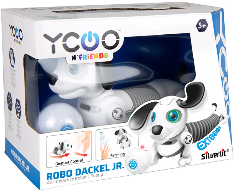SILVERLIT YCOO ROBO DACKEL JUNIOR ΤΗΛΕΚΑΤΕΥΘΥΝΟΜΕΝΟ ΡΟΜΠΟΤ ΣΚΥΛΑΚΙ ΓΙΑ 5+ ΧΡΟΝΩΝ (#7530-88578)