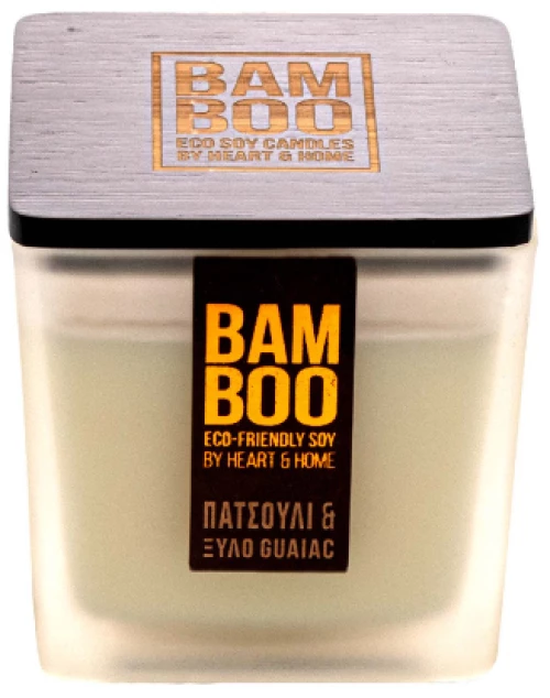 HEART & HOME ΚΕΡΙ BAMBOO 90g ΠΑΤΣΟΥΛΙ & ΞΥΛΟ GUAIAC (#276710505)