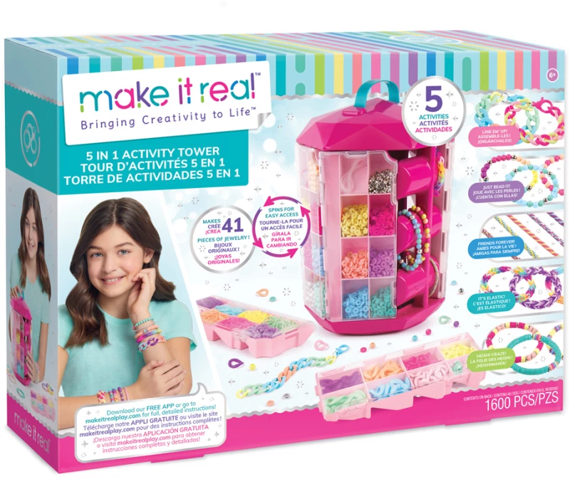 MAKE IT REAL 5 IN 1 ACTIVITY TOWER (#1754)