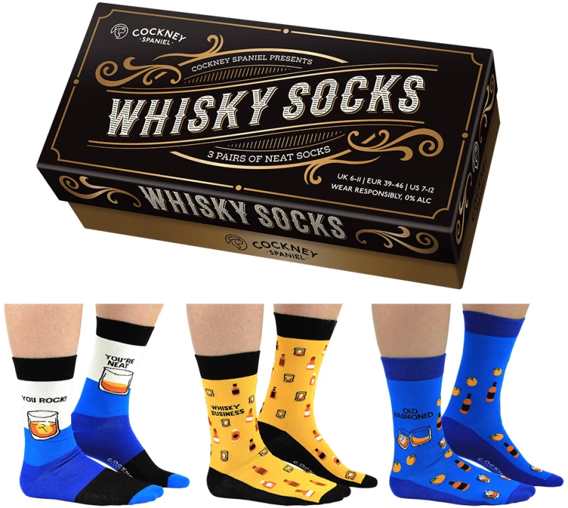 ΑΝΔΡΙΚΕΣ ΚΑΛΤΣΕΣ Νο 39-46 ΣΕΤ 3 ΖΕΥΓΑΡΙΑ WHISKY SOCKS (#94.03.015)