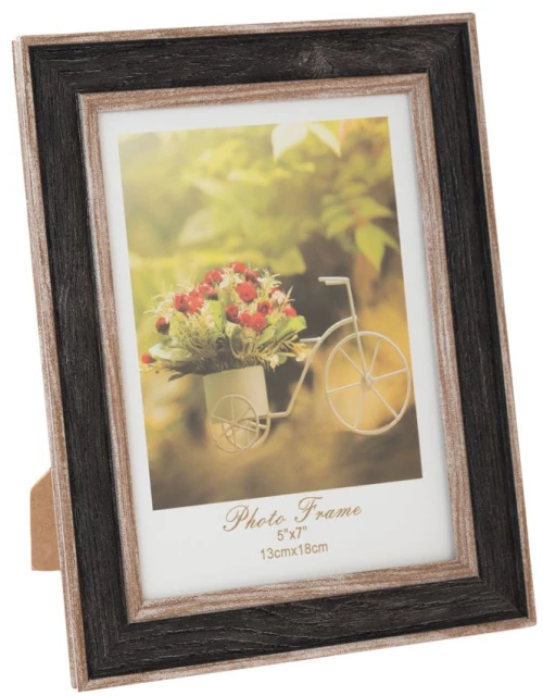 ΞΥΛΙΝΗ ΚΟΡΝΙΖΑ ΣΚΟΥΡΟ ΚΑΦΕ 13Χ18 ΕΚ (#84518)