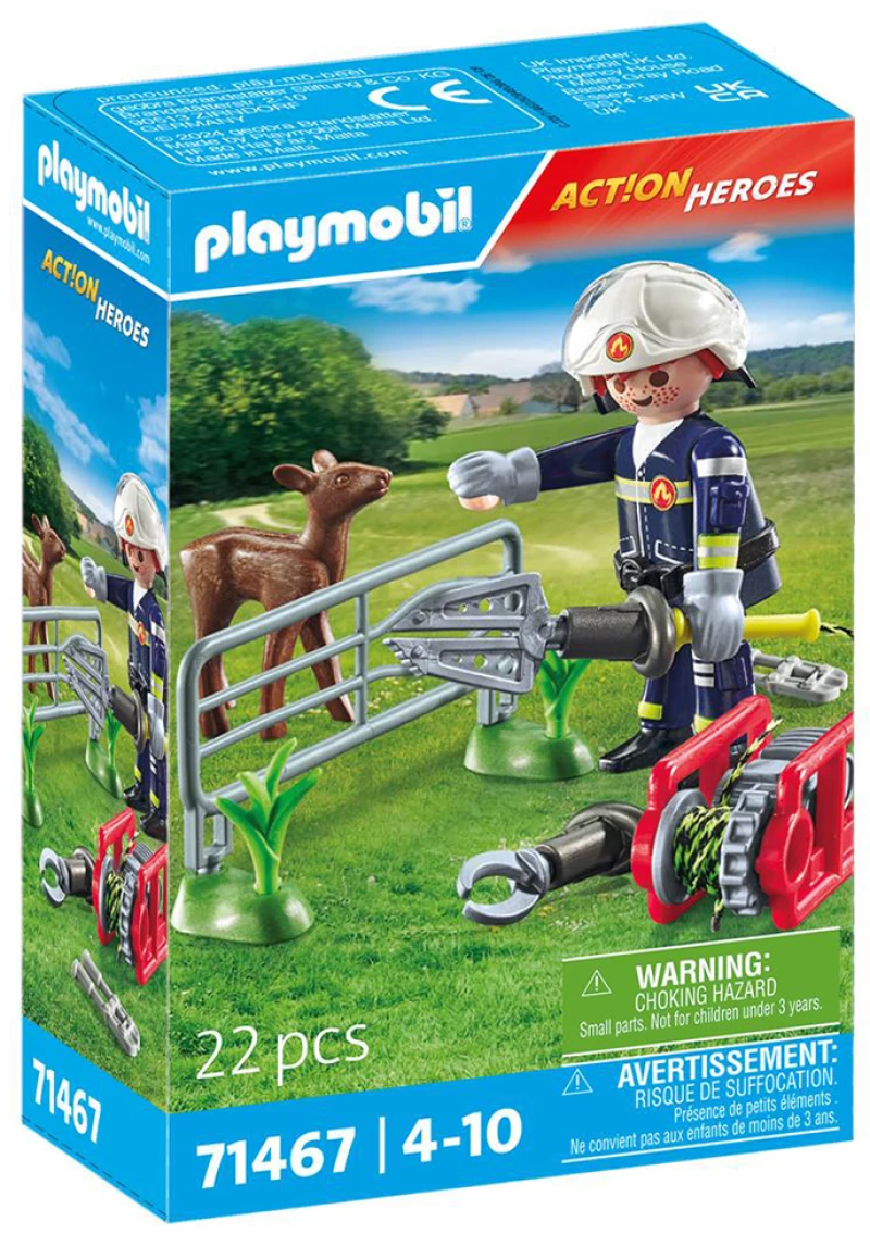 PLAYMOBIL CITY ACTION ΕΠΙΧΕΙΡΗΣΗ ΔΙΑΣΩΣΗΣ ΖΩΟΥ (#71467)