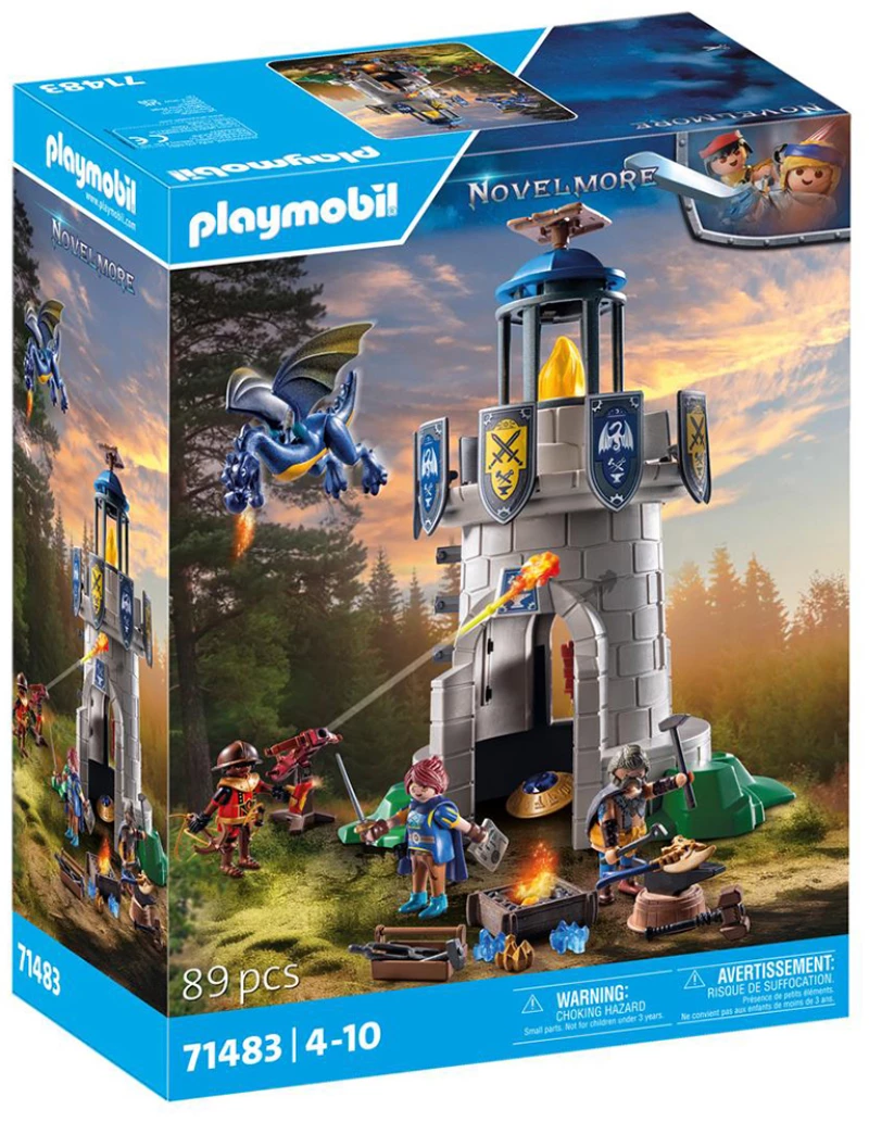 PLAYMOBIL NOVELMORE ΠΥΡΓΟΣ ΙΠΠΟΤΩΝ ΜΕ ΔΡΑΚΟ ΚΑΙ ΣΙΔΗΡΟΥΡΓΟ (#71483)