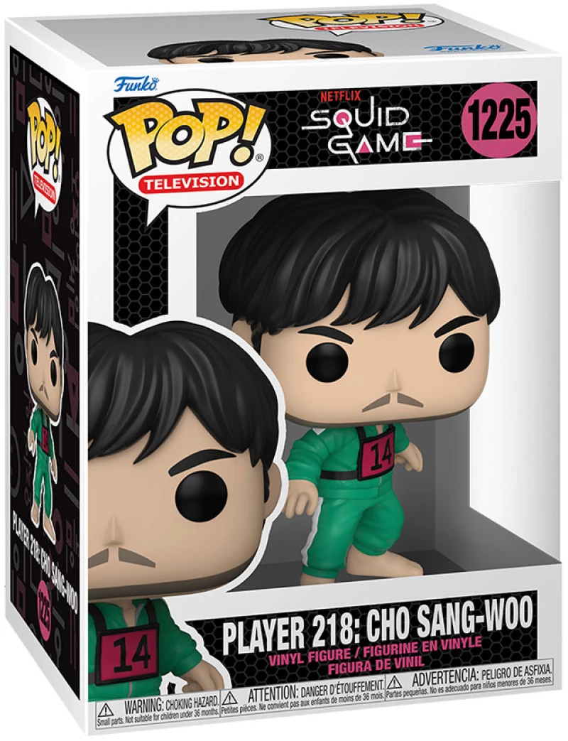 FUNKO POP! ΦΙΓΟΥΡΑ ΒΙΝΥΛΙΟΥ TELEVISION SQUID GAME PLAYER 218 SANG-WOO 1225 (#074321)