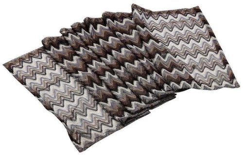 Runner HEM113 White-Brown Espiel 40 Χ 180 40x180cm Μαλλί-Πολυέστερ