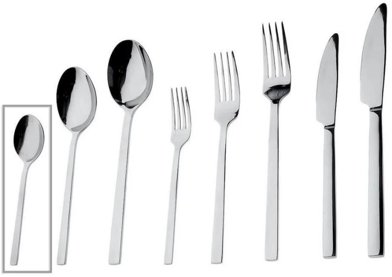 Κουταλάκι Γλυκού Divine CUS207K12 14cm Inox Espiel Ανοξείδωτο Ατσάλι
