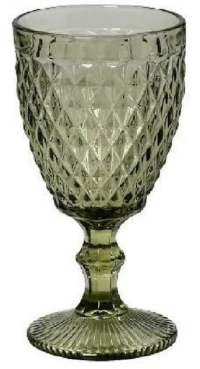 Ποτήρι Κρασιού Tristar Tir101K6 200cc 15,5cm  Green Espiel Γυαλί