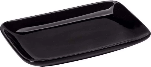 Πιατάκι Πορσελάνινο Ορθογώνιο Σετ 2 τμχ BEH114K12 14,5x9,3x1,8cm Black Espiel Πορσελάνη