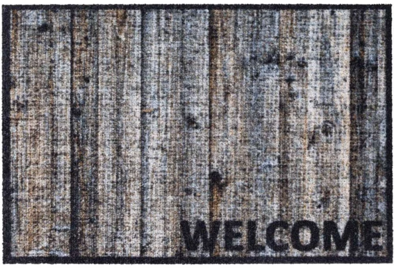 Πατάκι Εισόδου Optima 004 Wood Welcome 50X75cm Brown Sdim 50X75