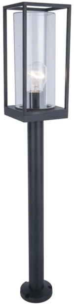 Φωτιστικό Δαπέδου Flair 7288801012 IP44 E27 75x12x12 Matt Black Lutec