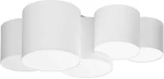 Φωτιστικό Οροφής - Πλαφονιέρα Mona 3443 5xΕ27 15W 81x30cm White TK Lighting