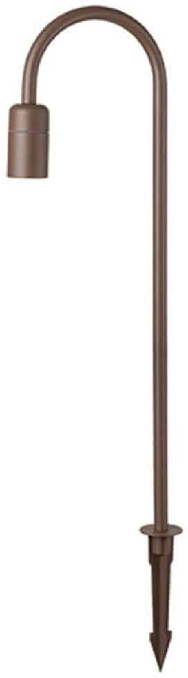 Φωτιστικό Δαπέδου Κήπου E279 20x4,5x60cm Led 500Lm 6W 3000K Brown