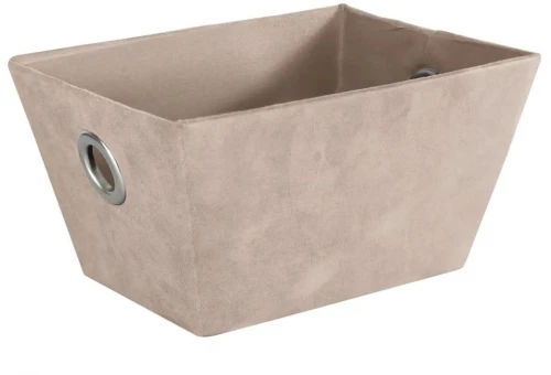 Καλάθι Αποθήκευσης Suede M 27x15x20cm Bast Kleine Wolke Πολυέστερ