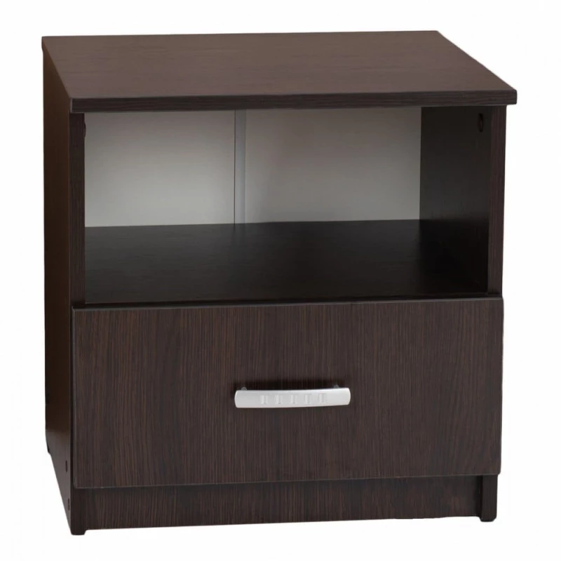Κομοδίνο HM2431.02 Με Συρτάρι 45X40X48 Wenge Μελαμίνη