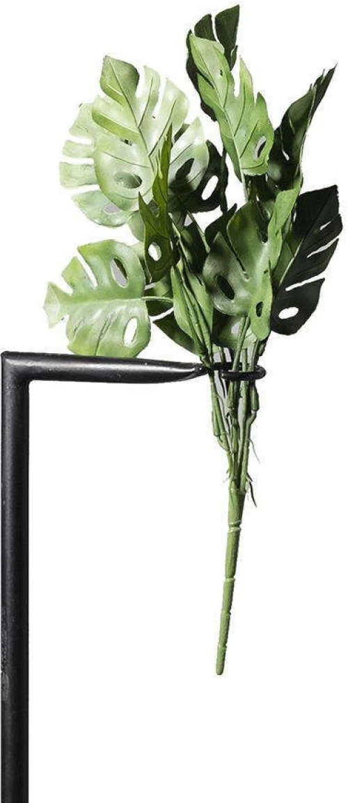 Τεχνητή Χωνευτή Μονστέρα Minima 0621-7 15x38cm Green Supergreens Πολυαιθυλένιο