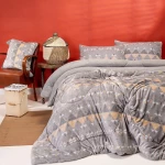Κουβερτοπάπλωμα Wampum Grey Melinen Υπέρδιπλο 220x240cm Πολυέστερ