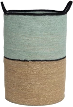 Καλάθι Iker 840005 30x30x45cm Small Natural-Blue Soulworks Seagrass