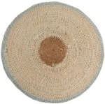 Σουπλά Saltillo 840025 22x22cm Natural-Blue Soulworks Seagrass