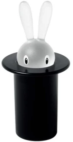 Θήκη Για Οδοντογλυφίδες ASG16 B Φ7/7,5x14cm Black Alessi Ρητίνη