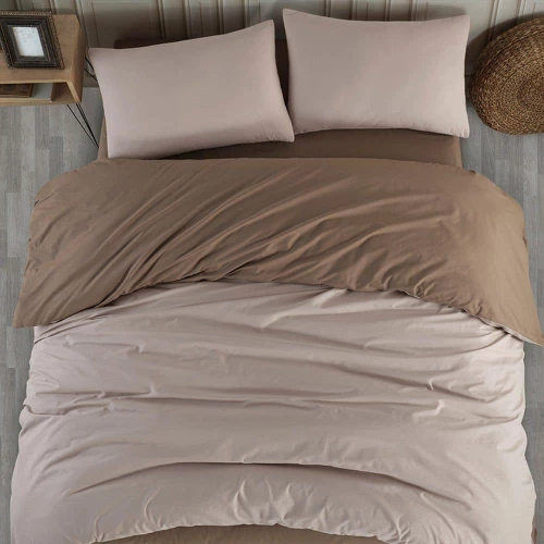 Παπλωματοθήκη Next 3195 (Σετ 3τμχ) Beige Nexttoo Υπέρδιπλο 235x250cm 100% Βαμβάκι