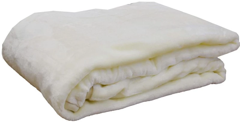 Κουβέρτα Βελουτέ 1 Ivory Anna Riska King Size 240x260cm Πολυέστερ