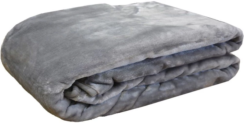 Κουβέρτα Βελουτέ 3 Grey Anna Riska Υπέρδιπλο 220x240cm Πολυέστερ