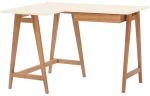 Γραφείο Luka S Αριστερή Γωνία LUKALOFSOAK2 115x50x75cm Oak-Chalk White