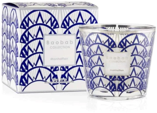Αρωματικό Κερί Manhattan MAX08MNY 190gr Clear-Blue My First Baobab