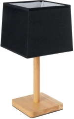 Φωτιστικό Επιτραπέζιο Kolipe 02039 20x20x38cm 1xE27 Black-Beige GloboStar
