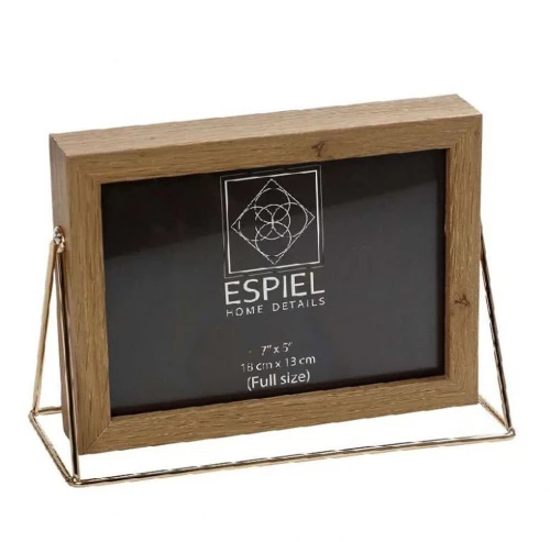 Κορνίζα Ξύλινη FAM520 18x13 Natural Espiel Ξύλο