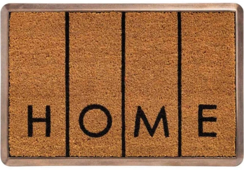 Πατάκι Εισόδου Delhi Hello 002 40x60cm Natural-Black Sdim 40Χ60