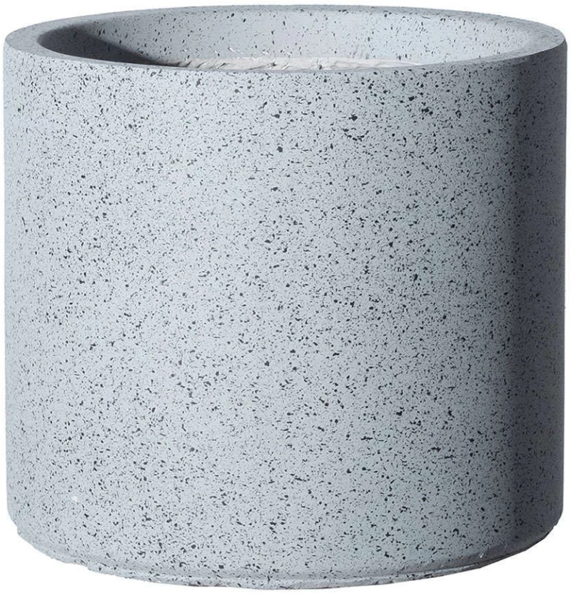 Κασπώ Πήλινο Cement B-7960-8 30x30x27cm Grey Supergreens Πηλός