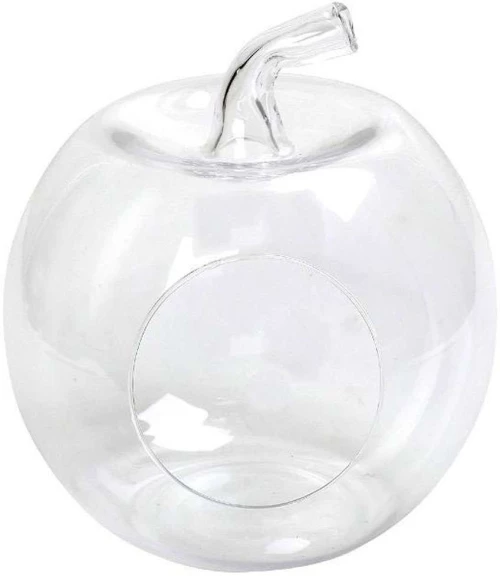 Διακοσμητικό Μήλο ORT256 20x20x23cm Clear Espiel Γυαλί