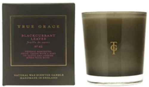 Αρωματικό Κερί Manor Classic Blackcurrant Leaves 190gr True Grace Φυτικό Κερί
