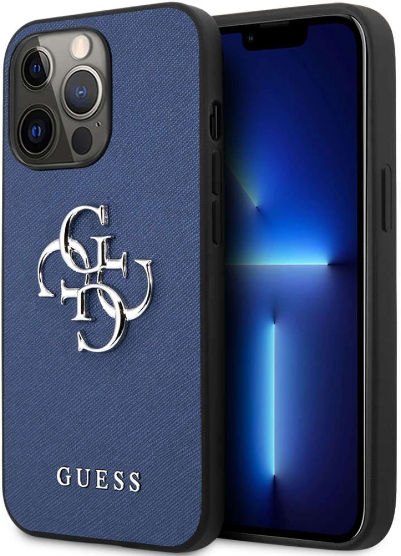 Θήκη Προστασίας iPhone 13 Pro “4G Logo Collection” GUHCP13LSA4GSBL Blue Guess
