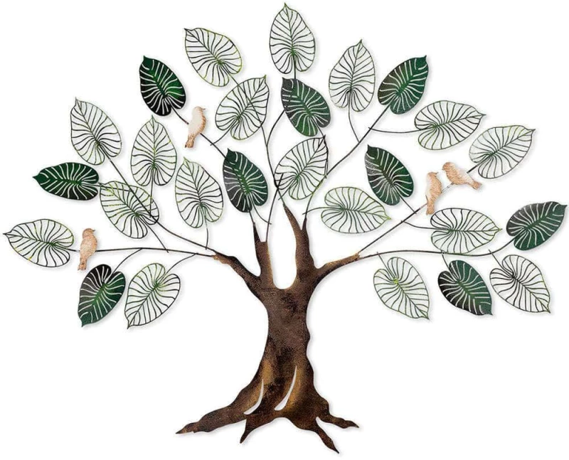 Διακοσμητικό Τοίχου Alder 891TNL2238 117x92cm Multi Wallity Μέταλλο