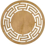 Σουπλά Labyrinth (Σετ 4Τμχ) 36x36cm Honey Hermia Ξύλο