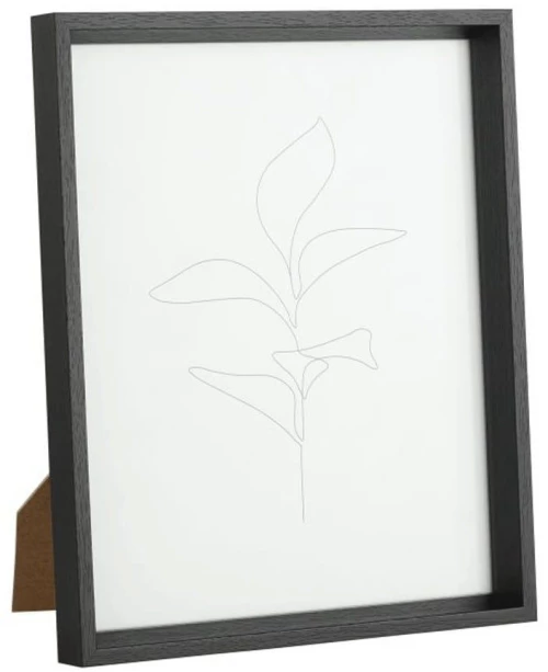 Κορνίζα Ξύλινη Renabie 423013 21,5x26,5cm Black Eglo Ξύλο,Γυαλί