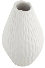 Βάζο Κεραμικό Malbaie 421019 12x19,5cm White Eglo Κεραμικό